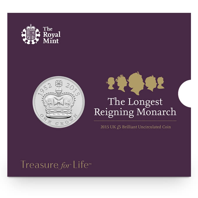 2015 £5 BU Coin Pack - The Longest Reigning Monarch